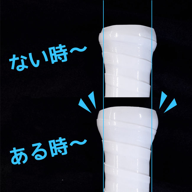打球の安定・すっぽ抜け防止に！テニス馬鹿 てこきゃっぷ シリコン製エンドキャップカバー (20y10m)