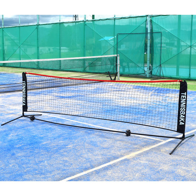 2724円 NEW テニス ネット ソフトテニス 高さ 簡易 練習用 バドミントン 練習 収納ケース付き 組み立て簡単